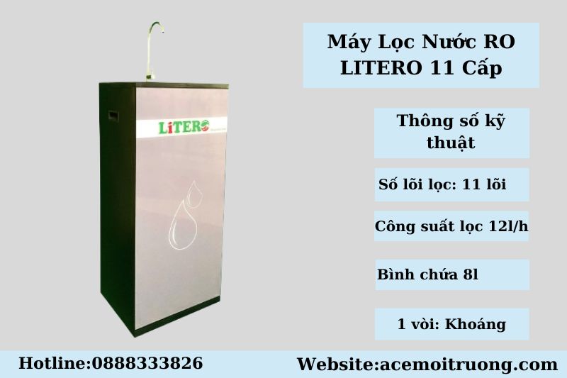 Máy Lọc Nước RO LITERO 11 cấp